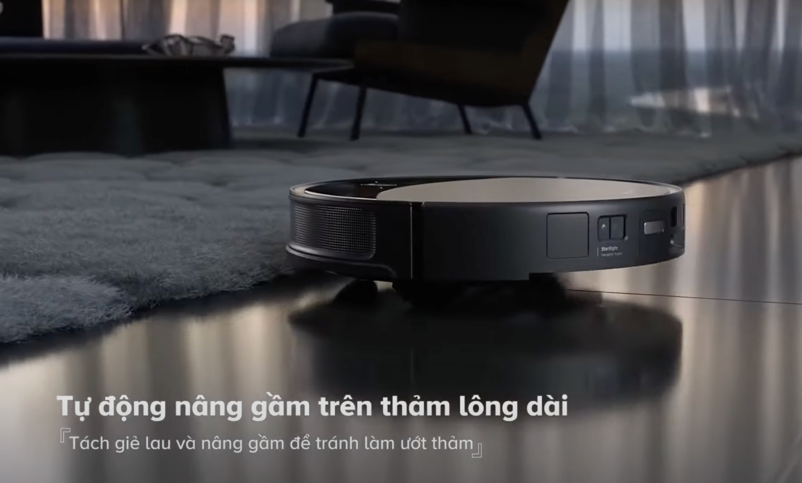 Roborock Saros 10R Nhận diện thảm thông minh