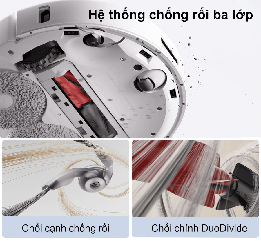 Chổi chính DuoDivide – Hạn chế rối tóc