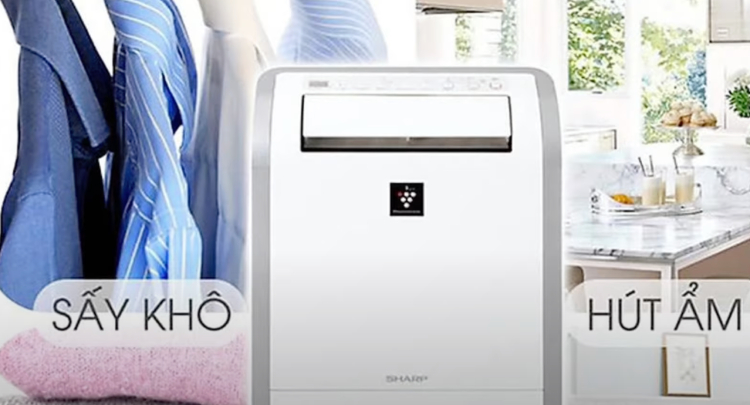 Sharp DW-D20A-W say kho quan ao