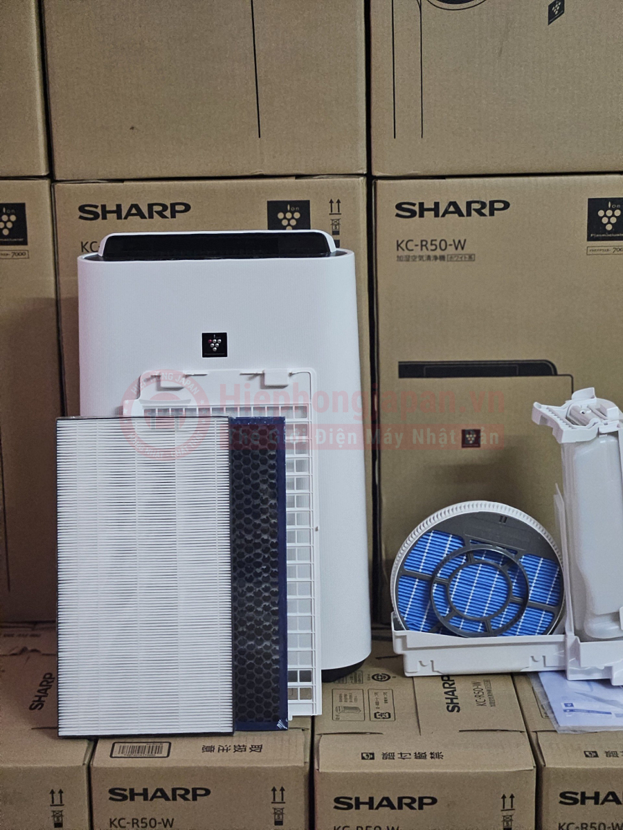 may Sharp KC-R50-W hiep hong japan