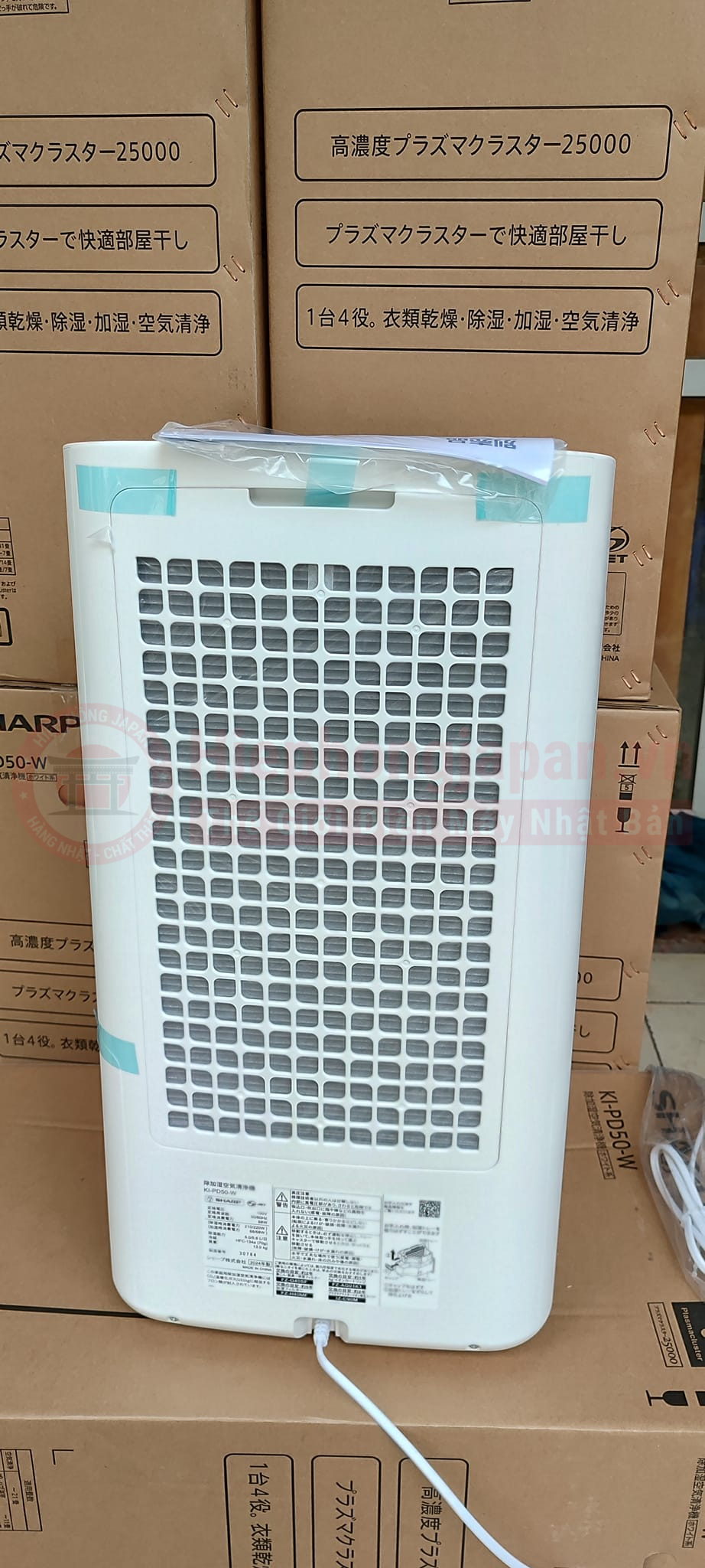 luoi loc cua may loc khong khi Sharp KI-PD50-W hiephongjapan.vn