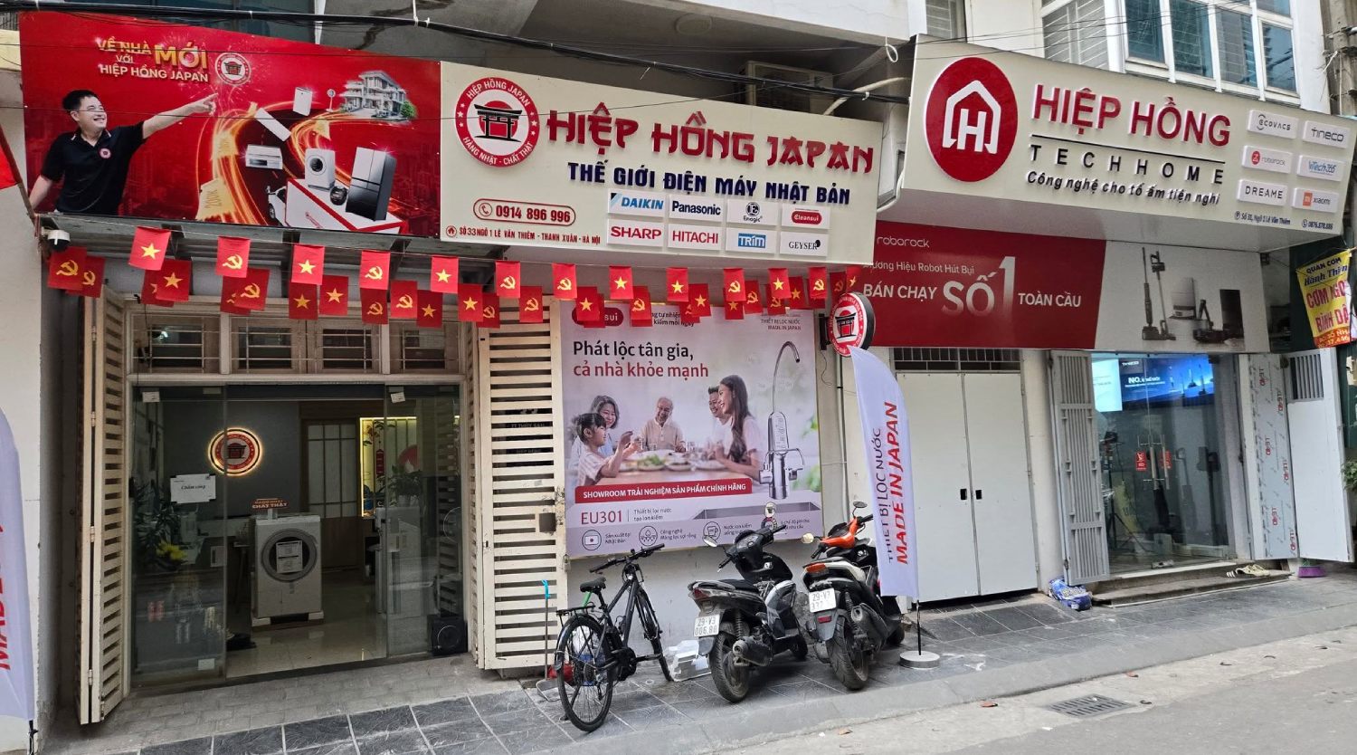 Bên ngoài showroom Hiệp Hồng Japan