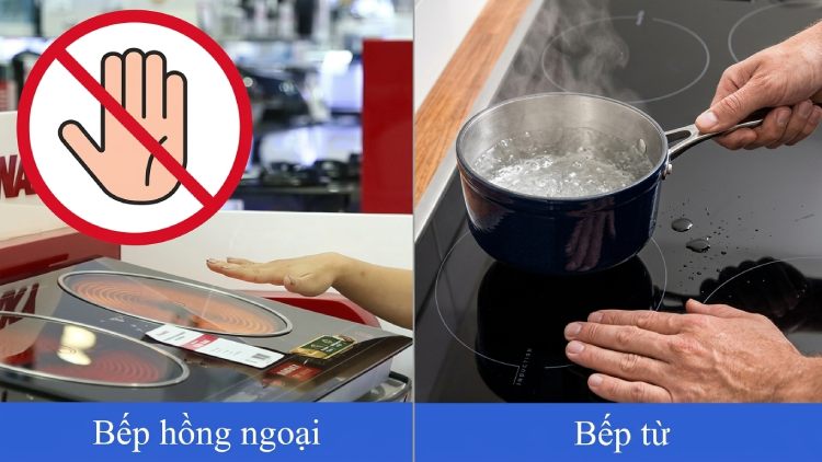 bếp từ hay bếp hồng ngoại an toàn hơn?