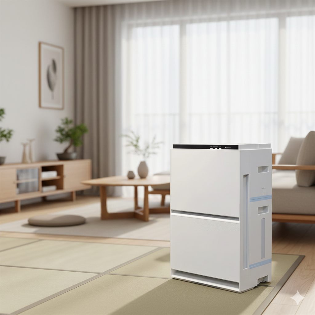 thiết kế máy lọc không khí Panasonic