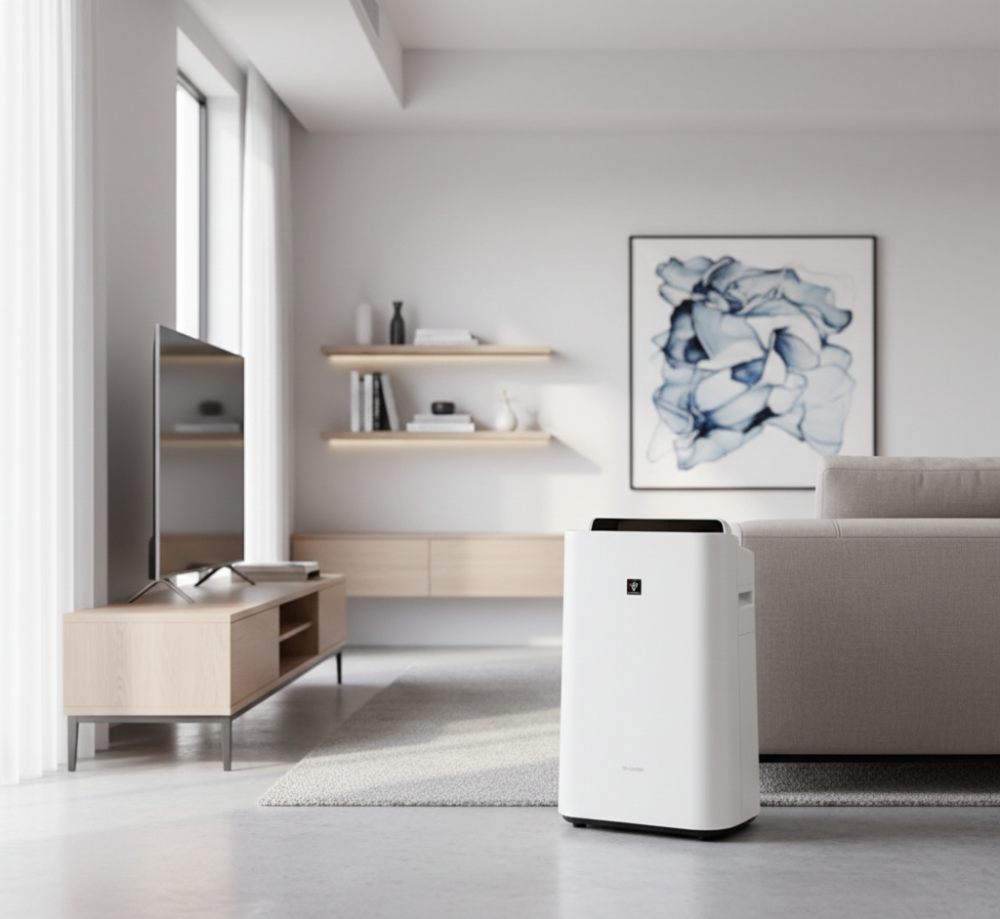 máy lọc không khí Sharp nhỉnh hơn một chút về độ ổn định