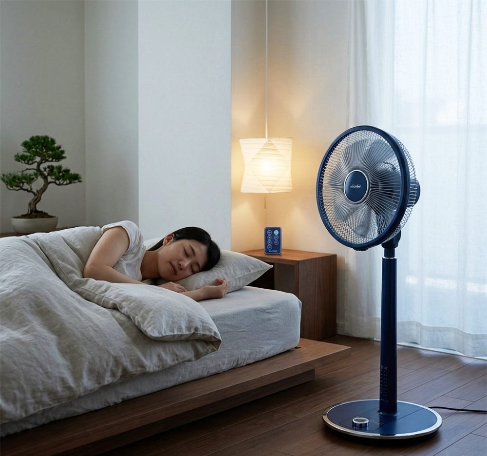 quạt điện Nhật chạy rất êm