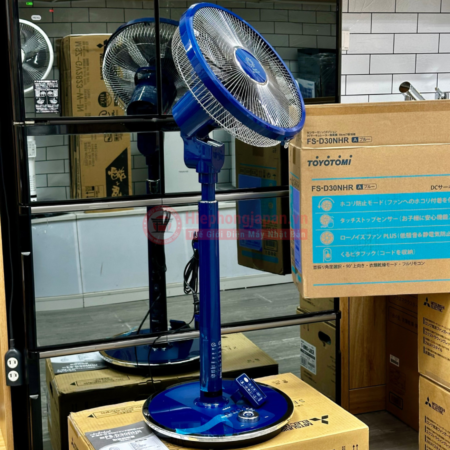 quat cay TOYOTOMI FS-D30NHR màu xanh