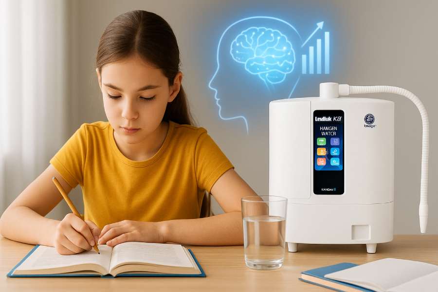 Trẻ em uống nước ion kiềm hỗ trợ phát triển trí não và tăng chỉ số IQ