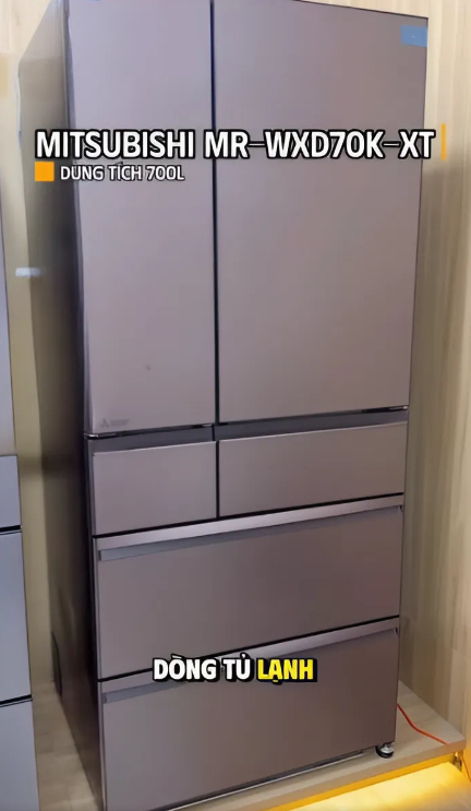 tủ lạnh mitsubishi MR-WXD70K-XT