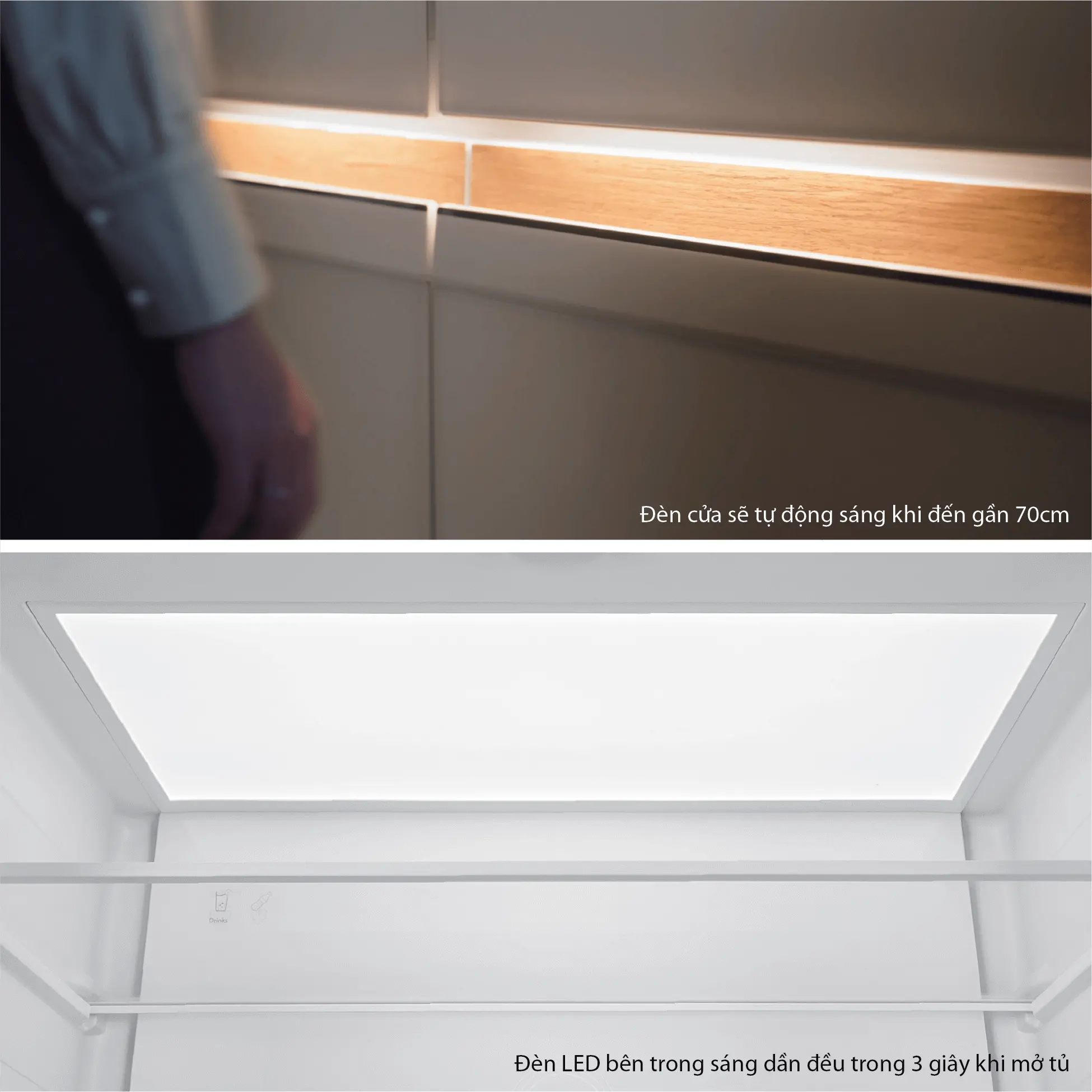 Đèn cảm ứng thông minh – ánh sáng dịu nhẹ