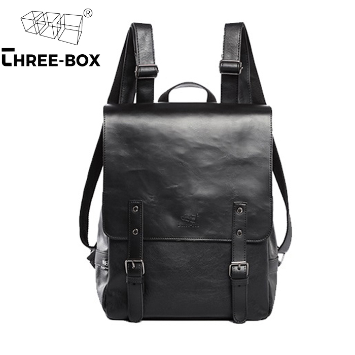 Balo Da Threebox Thời Trang Unisex TB3518