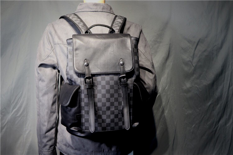 Balo Da Threebox Damier Unisex 8053