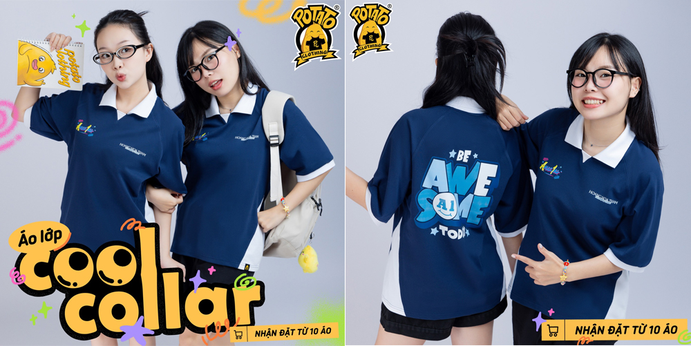 Ý tưởng thiết kế áo lớp Cool Collar 11