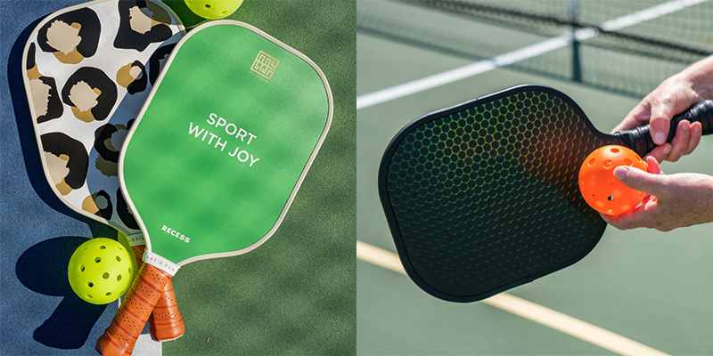 Vợt Pickleball nhẹ và nhỏ, giúp thực hiện cú đánh nhanh