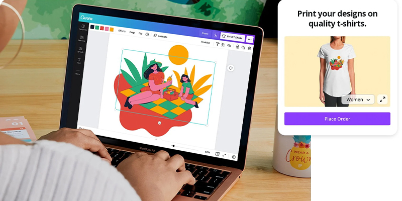 Canva mang đến hàng ngàn mẫu thiết kế áo lớp dễ thương và cá tính