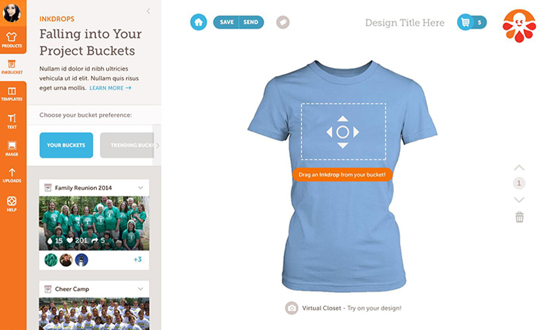 Tùy chỉnh vị trí hình ảnh in ấn trên áo