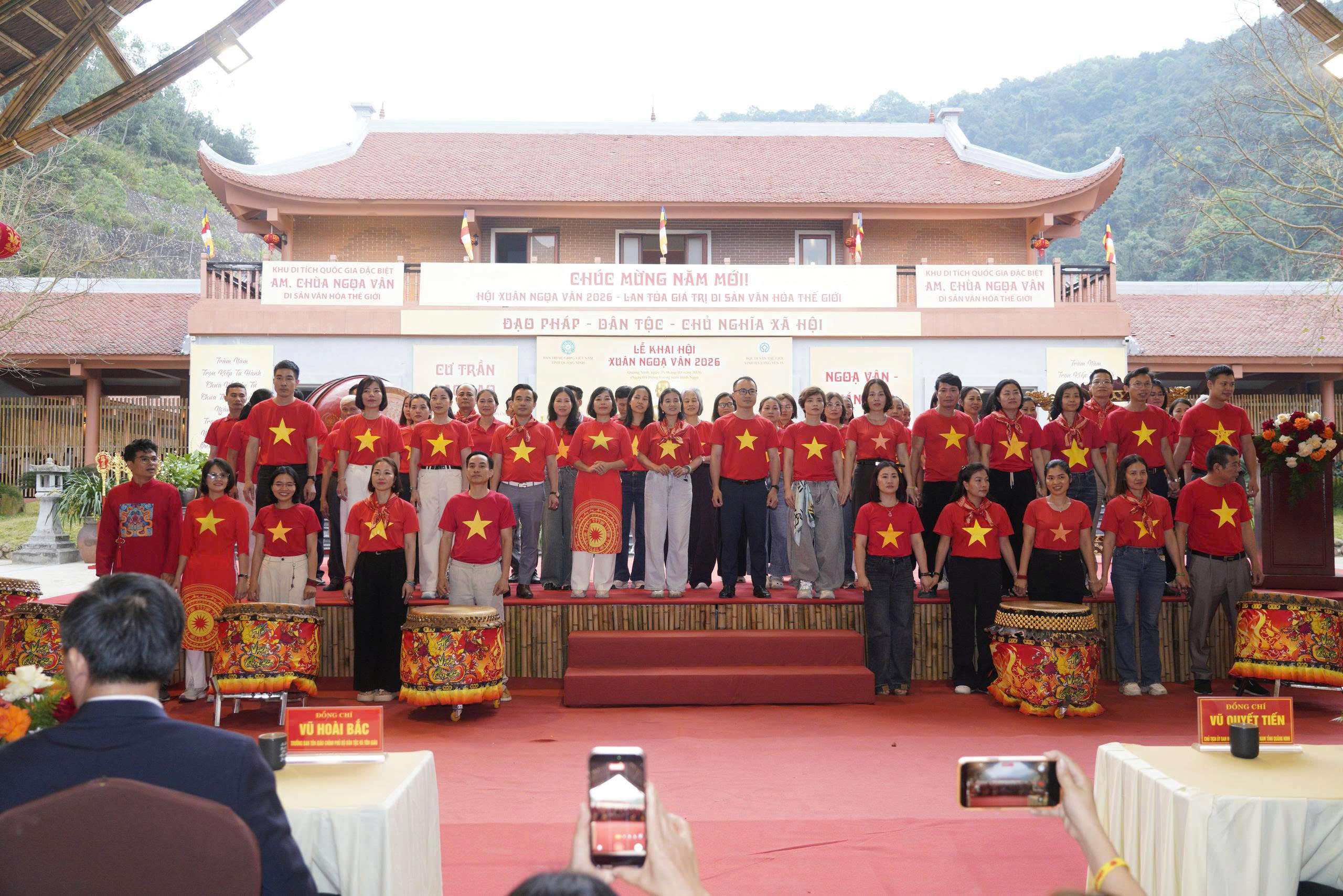 The majestic Ngoa Van Ca choir with 50 performers raising their voices in harmony