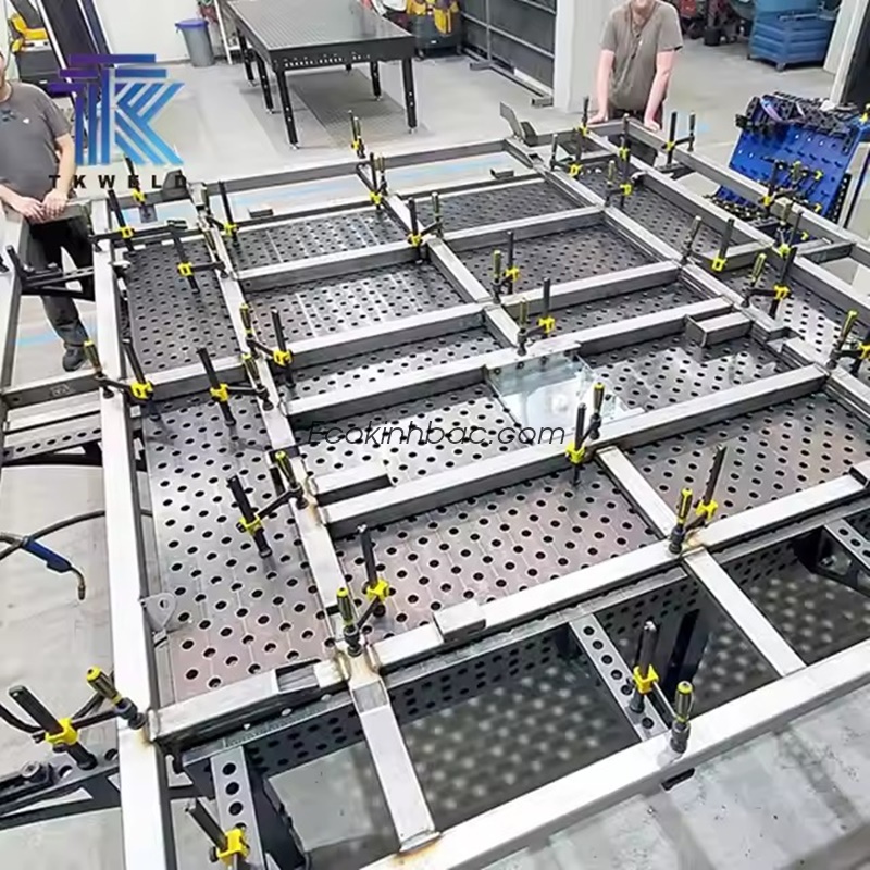 Bàn gá hàn gang kích thước 3000x1500 lỗ D16