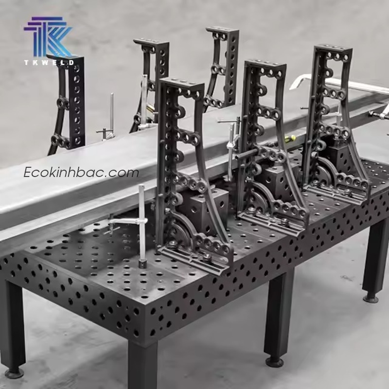 Bàn gá hàn gang kích thước 3000x1500 lỗ D16