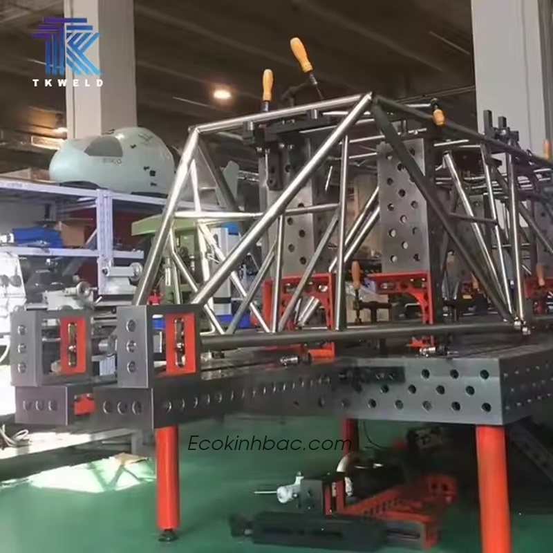 Bàn gá hàn gang kích thước 3000x1500 lỗ D16