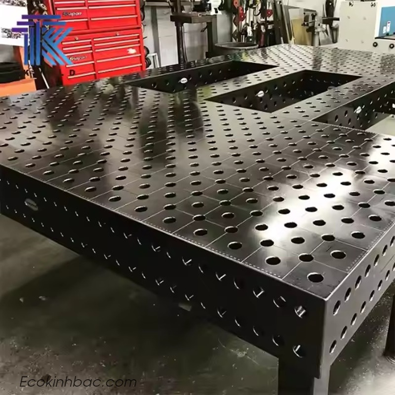 Bàn gá hàn gang kích thước 3000x1500 lỗ D16