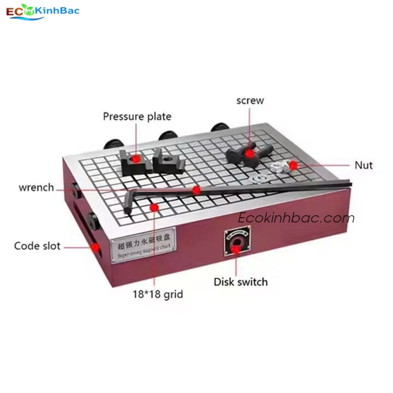 Bàn hút từ máy phay, máy cnc kích thước 150x150mm mua ở đâu?