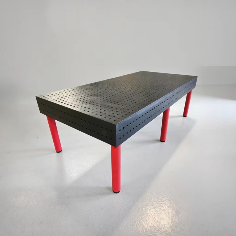 Bàn gá hàn bằng thép kích thước 3000x2000 lỗ D28