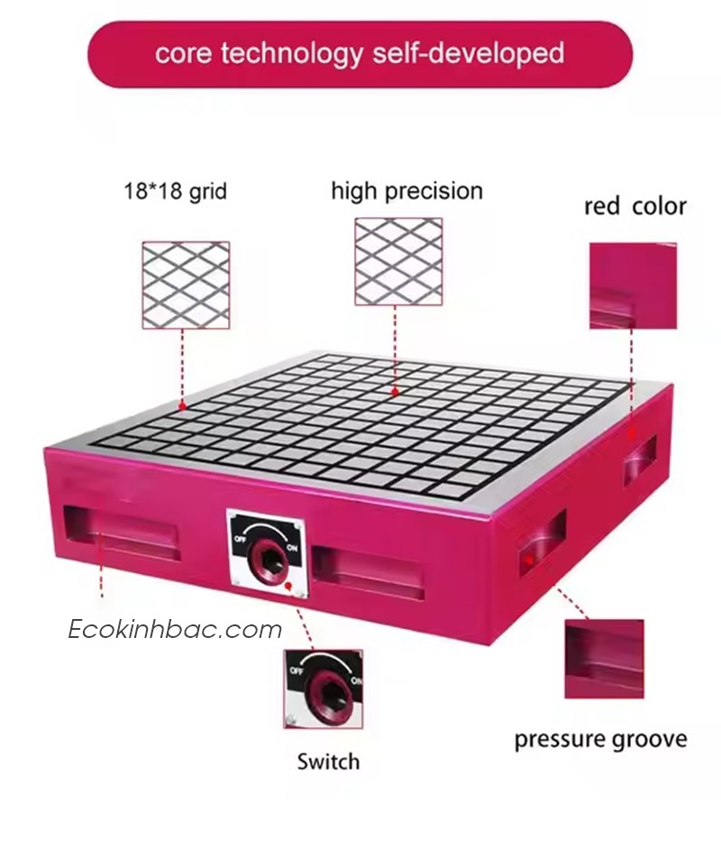 Bàn hút từ máy phay, máy cnc kích thước 150x150mm mua ở đâu?