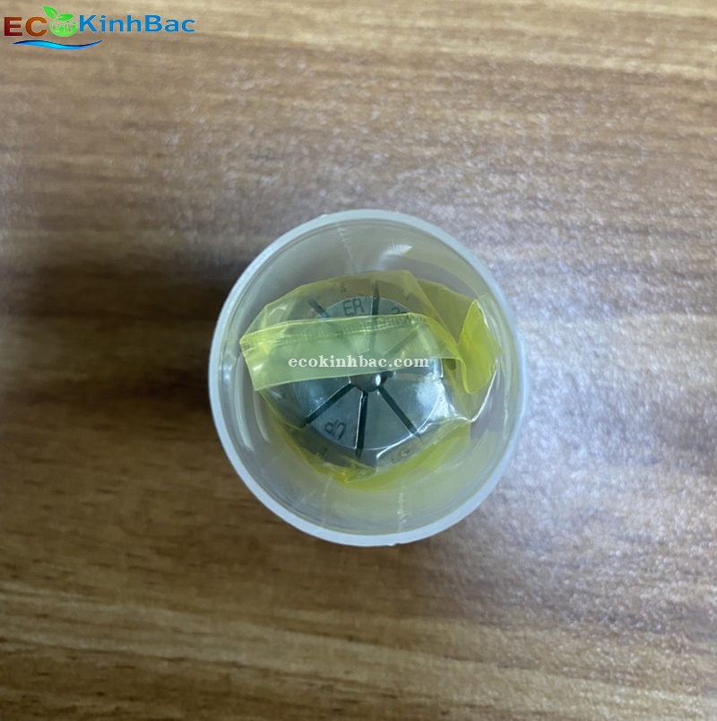 Collet ER20 phi 10 kẹp dao. Loại collet phổ biến trong các máy CNC