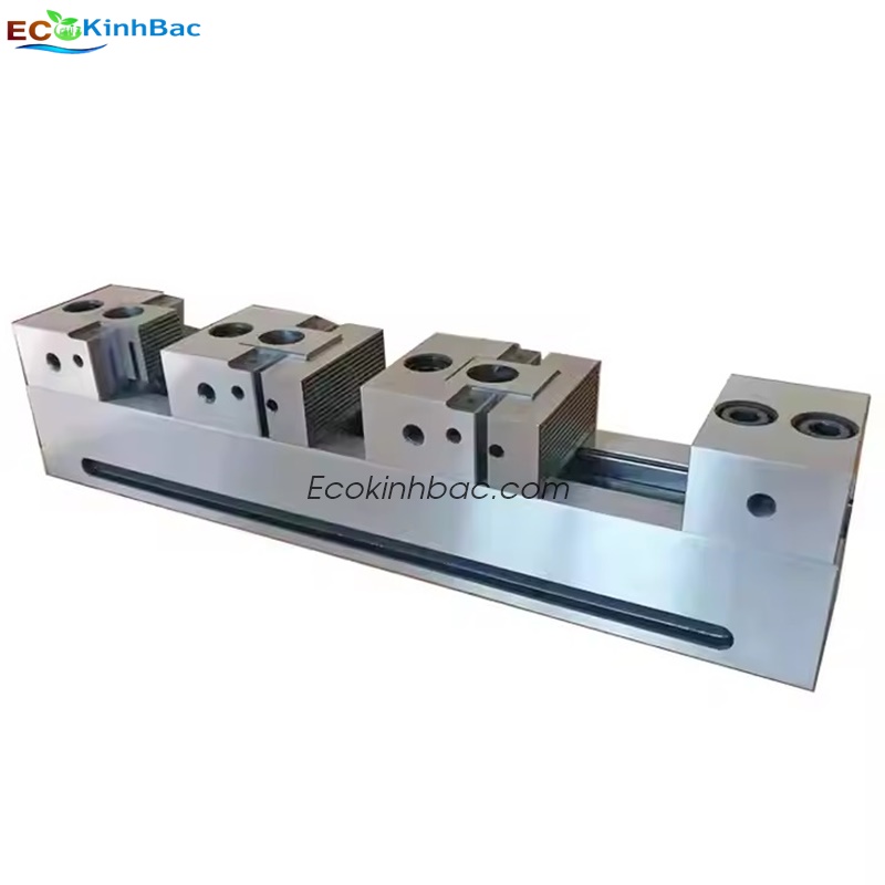 Ê tô nhiều hàm kẹp cho máy CNC model HT107-75*600