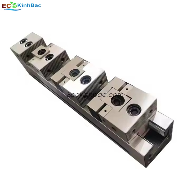 Ê tô nhiều hàm kẹp cho máy CNC model HT107-75*600