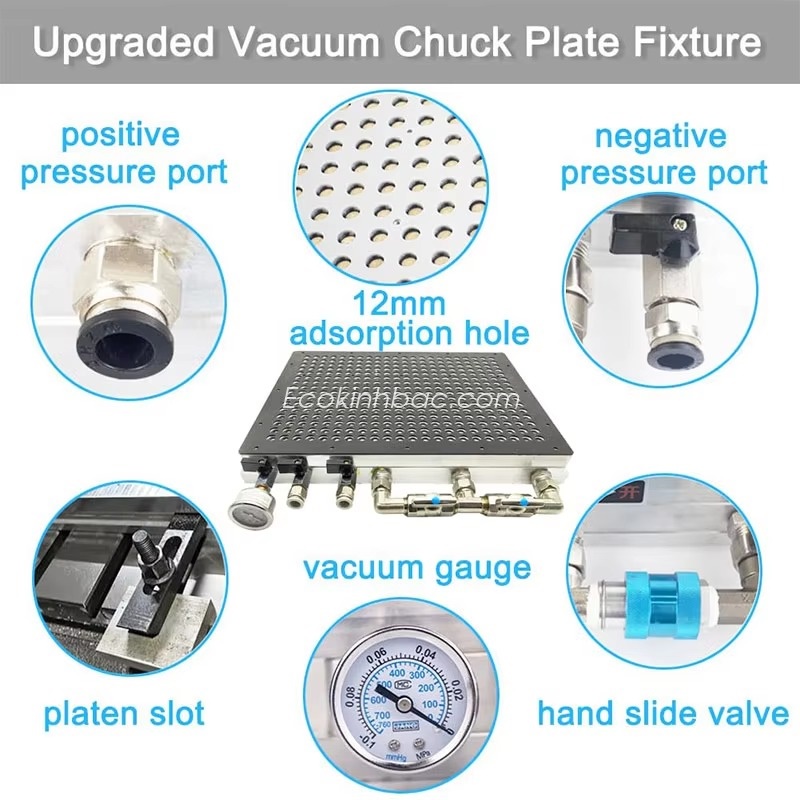 Bàn hút chân không đa điểm 5080 cho máy CNC