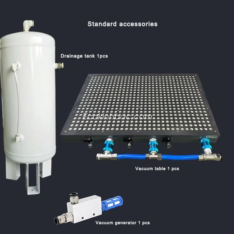 Bàn hút chân không đa điểm 5080 cho máy CNC