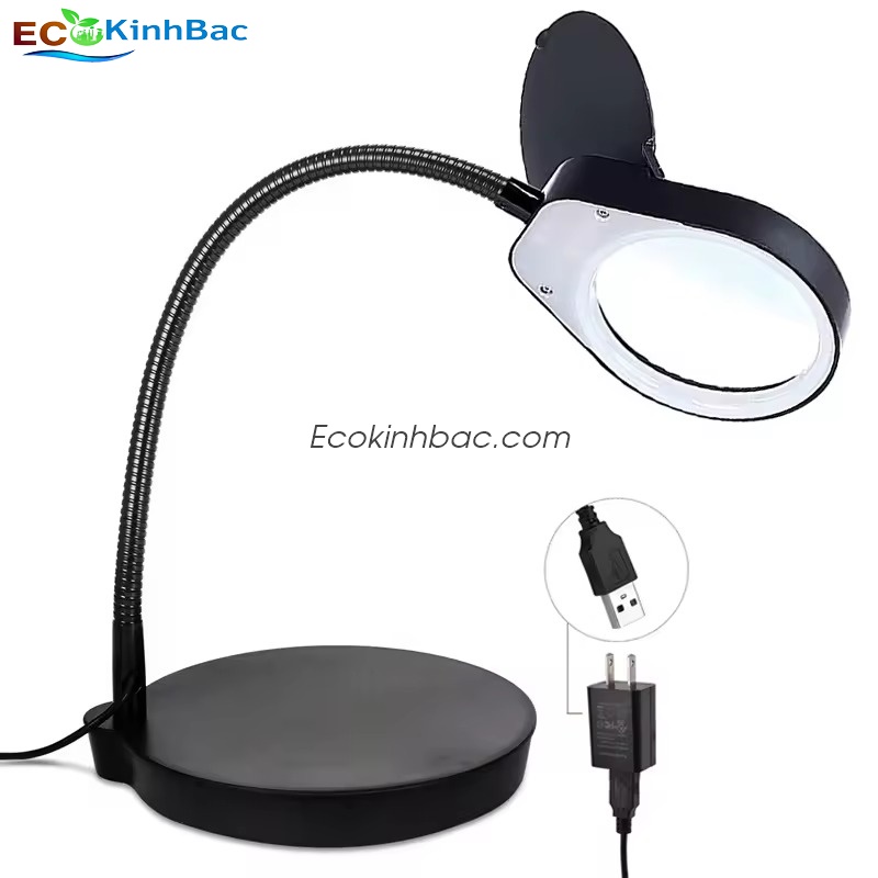 Kính lúp để bàn PD-4S, thiết kế nhỏ gọn, tiện lợi khi sử dụng. Độ phóng đại 10X