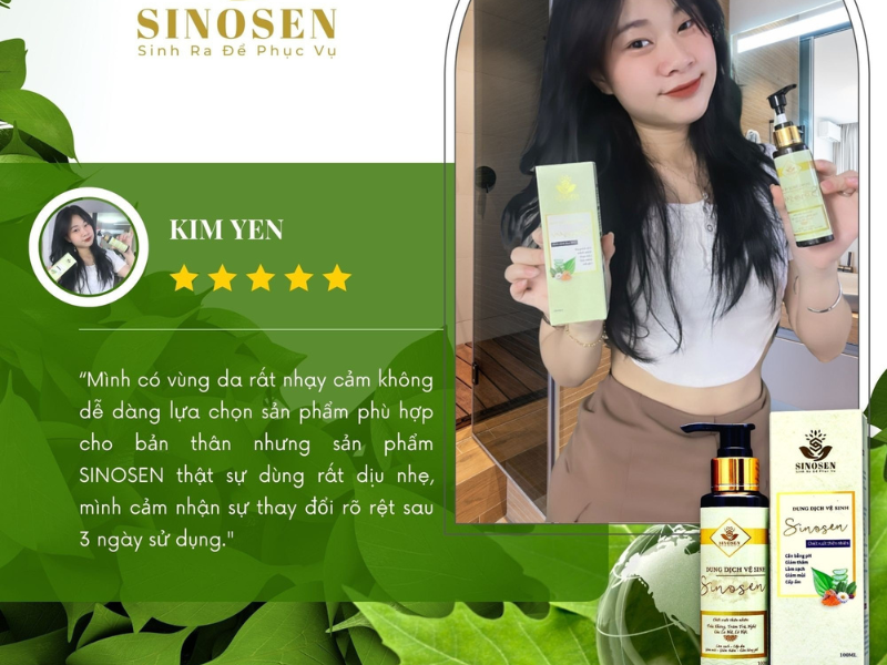 dung dịch vệ sinh phụ nữ sinosen