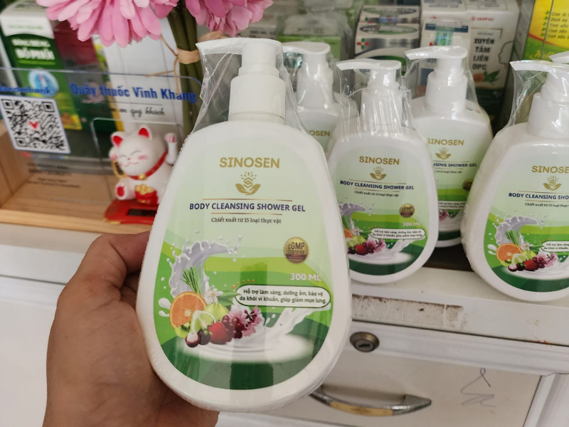 Sữa tắm 15 loại thực vật Sinosen
