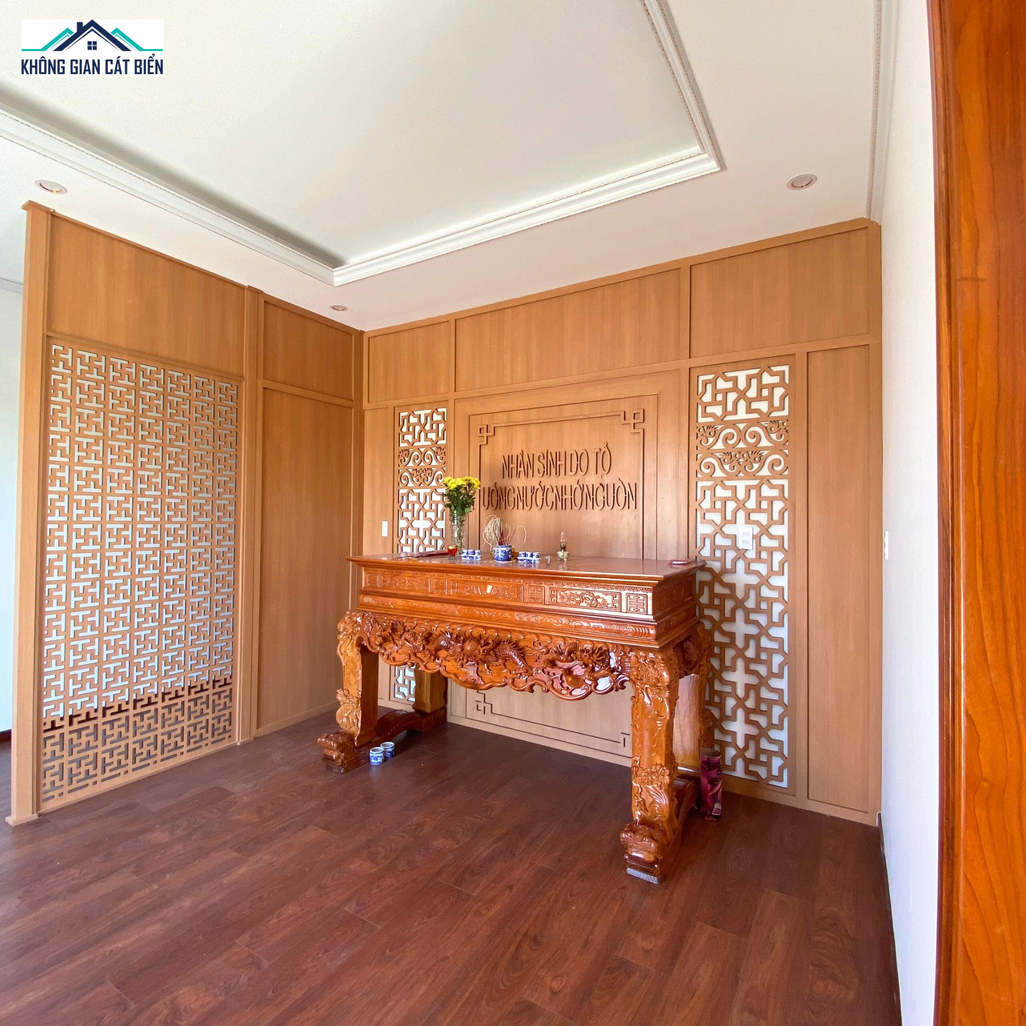 thi công phòng thờ rạch giá