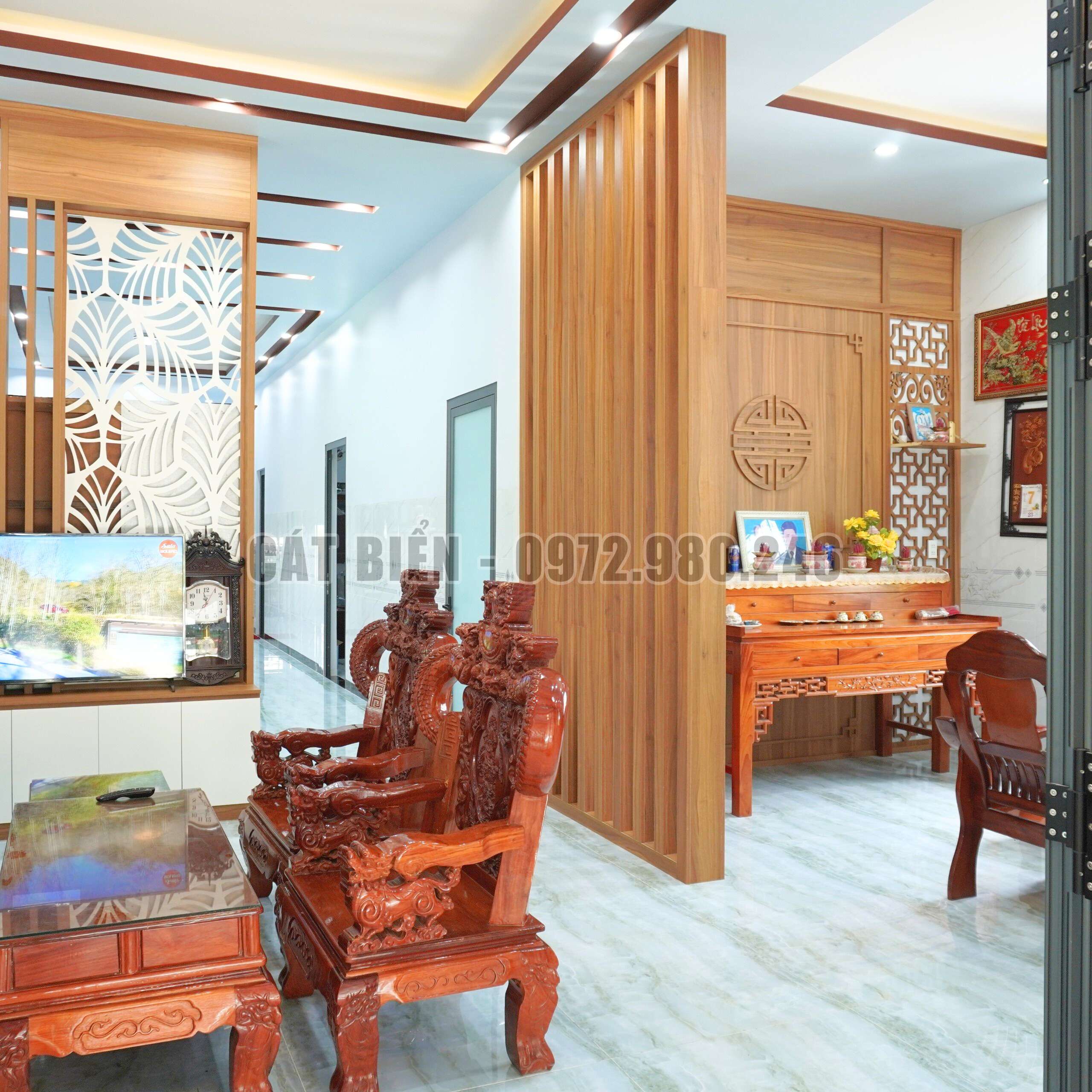 thi công nội thất phòng thờ an biên rạch giá