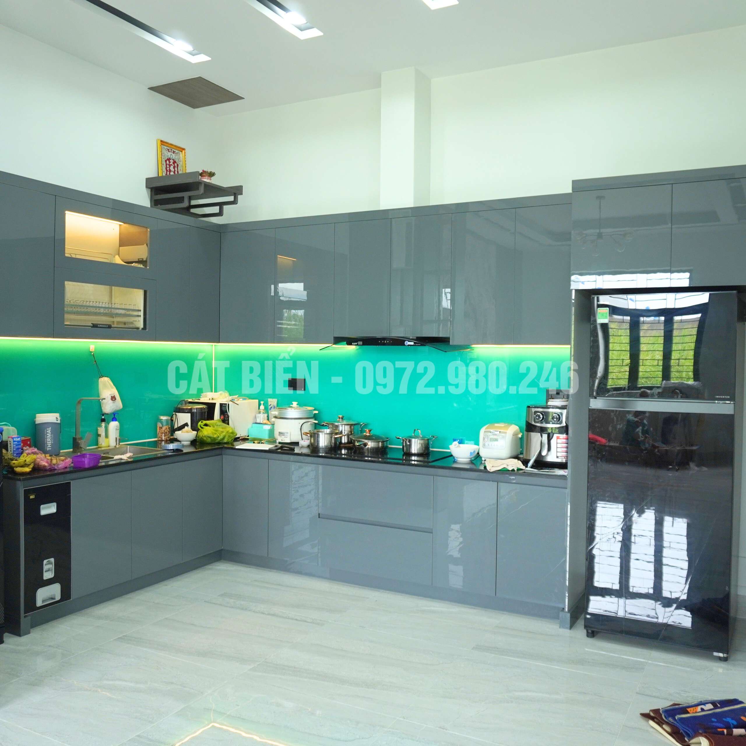 thi công phòng bếp rạch giá