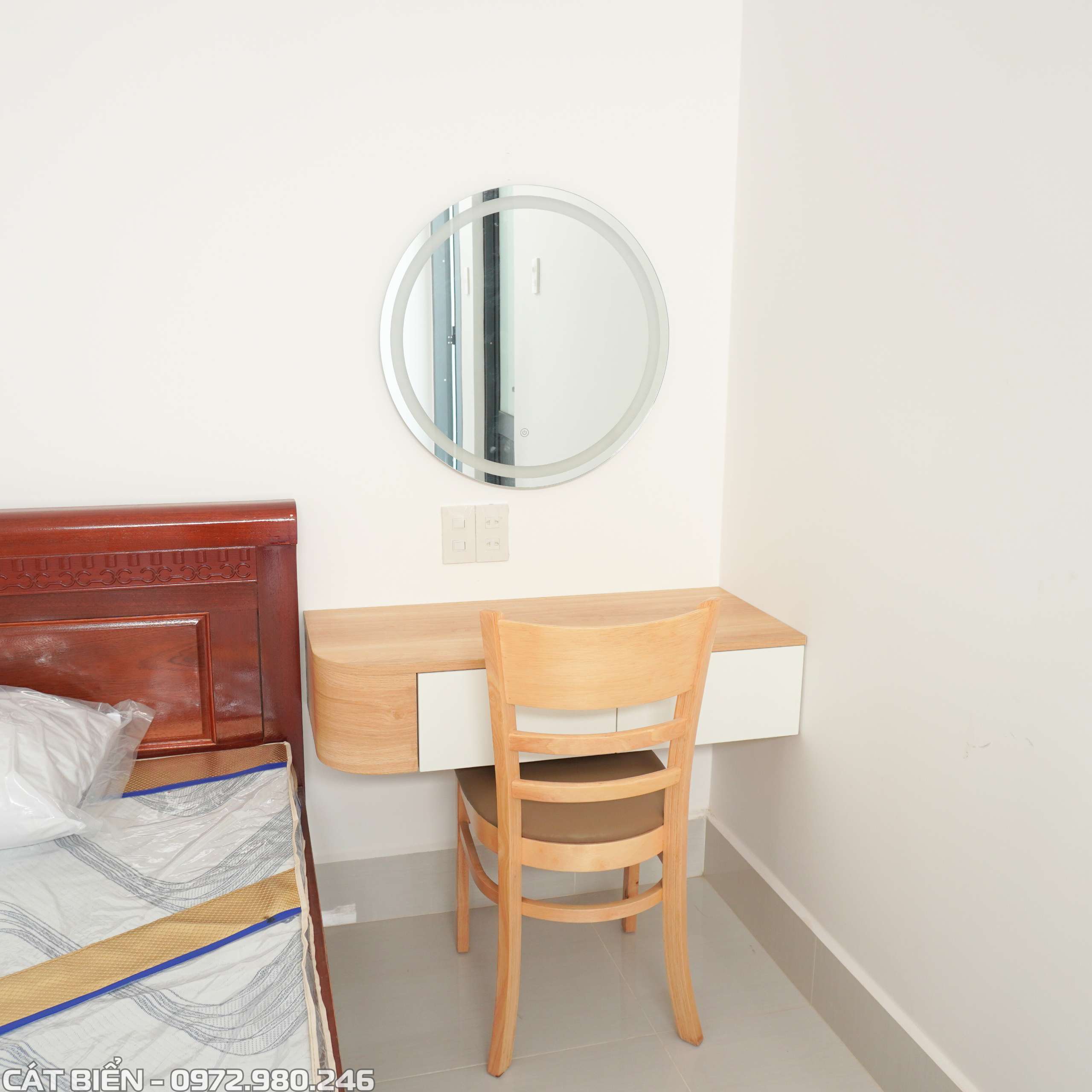 sản xuất thi công lắp đặt nội thất phòng ngủ bàn trang điểm tủ quần áo bàn học bàn làm việc khu tây bắc rạch giá kiên giang