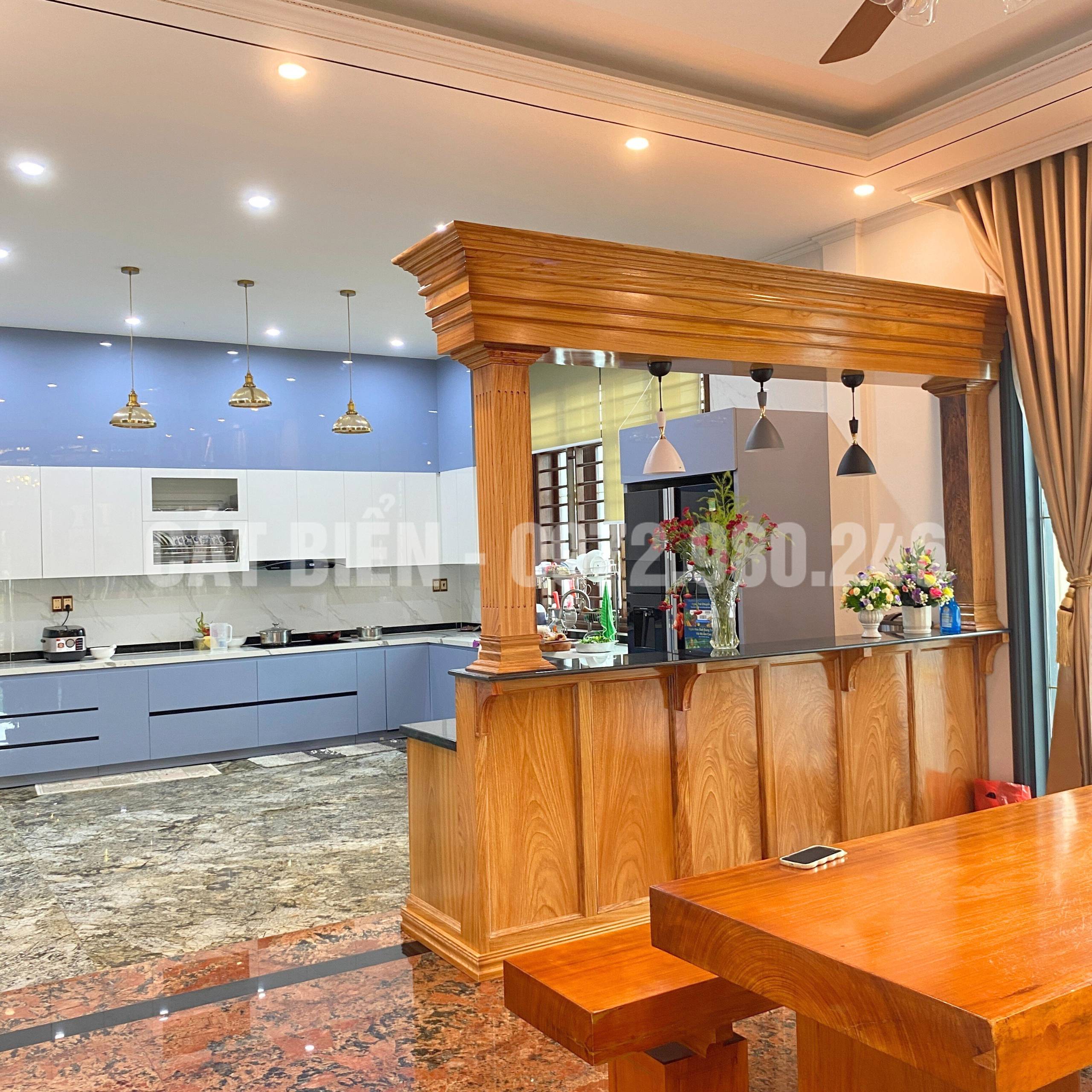 thi công phòng bếp rạch giá