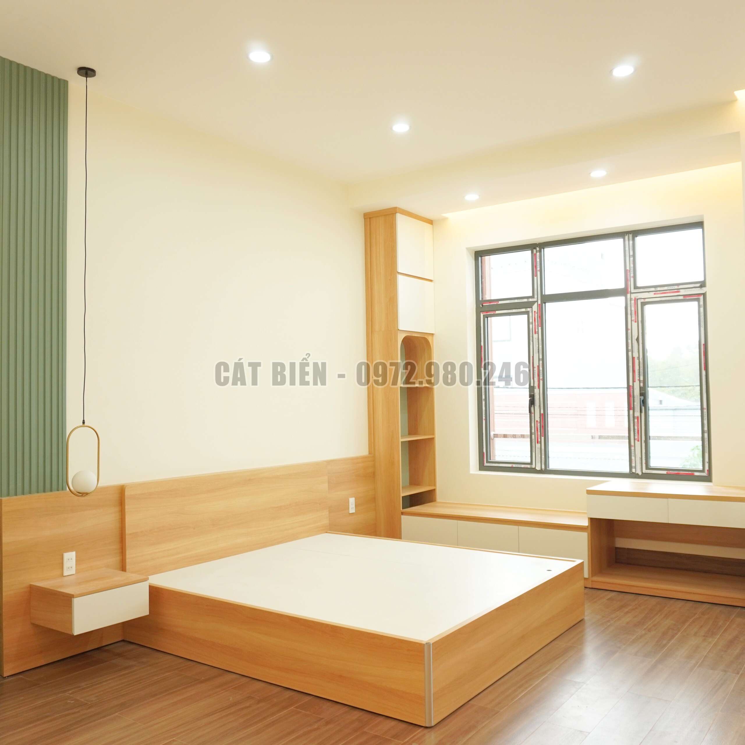 thiết kế thi công nội thất phòng ngủ lộ liên hương rạch giá