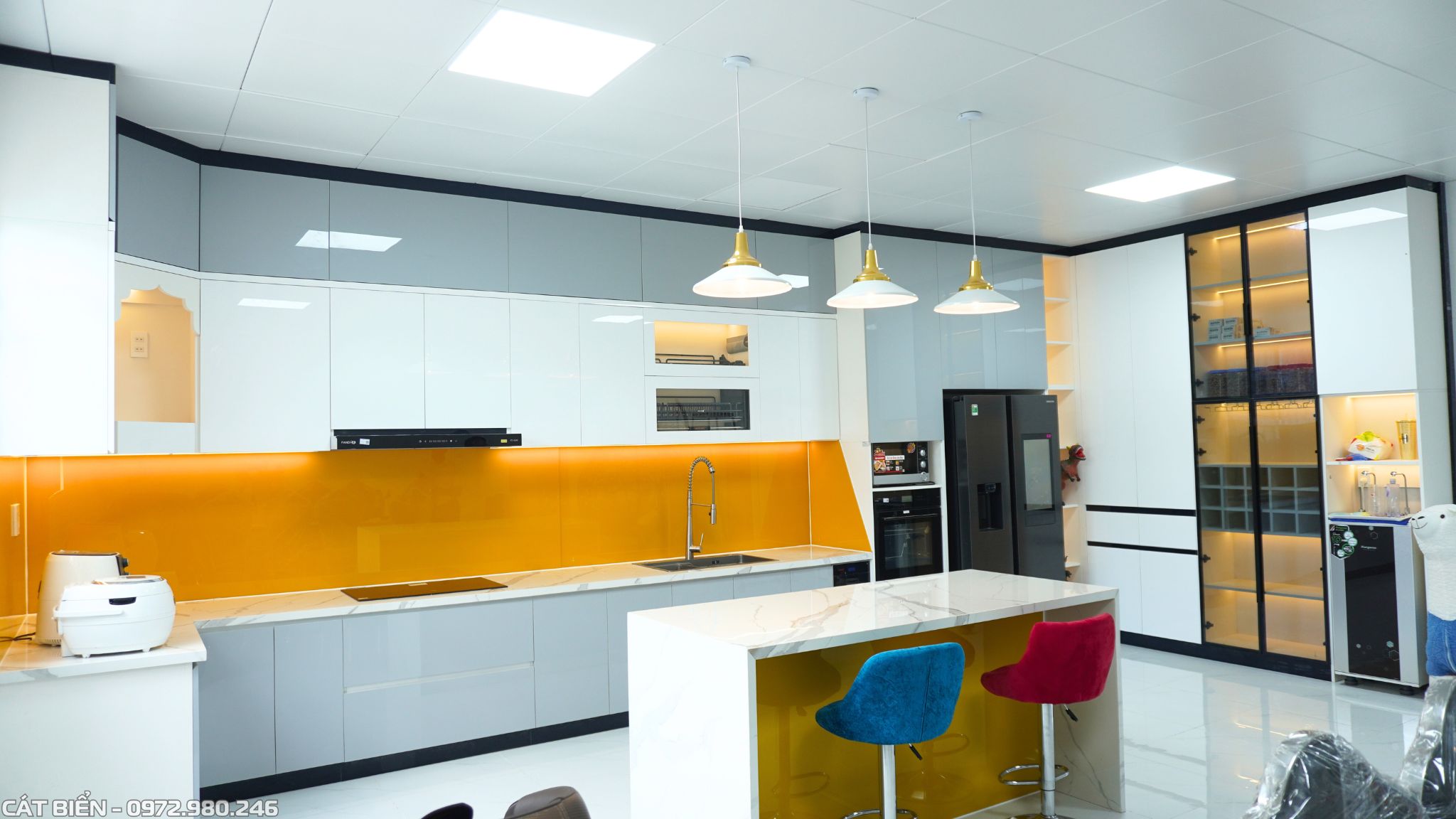 xưởng thi công thiết kế làm tủ bếp mdf an cường thanh thùy gỗ công nghiệp ván nhựa u minh thượng kiên giang