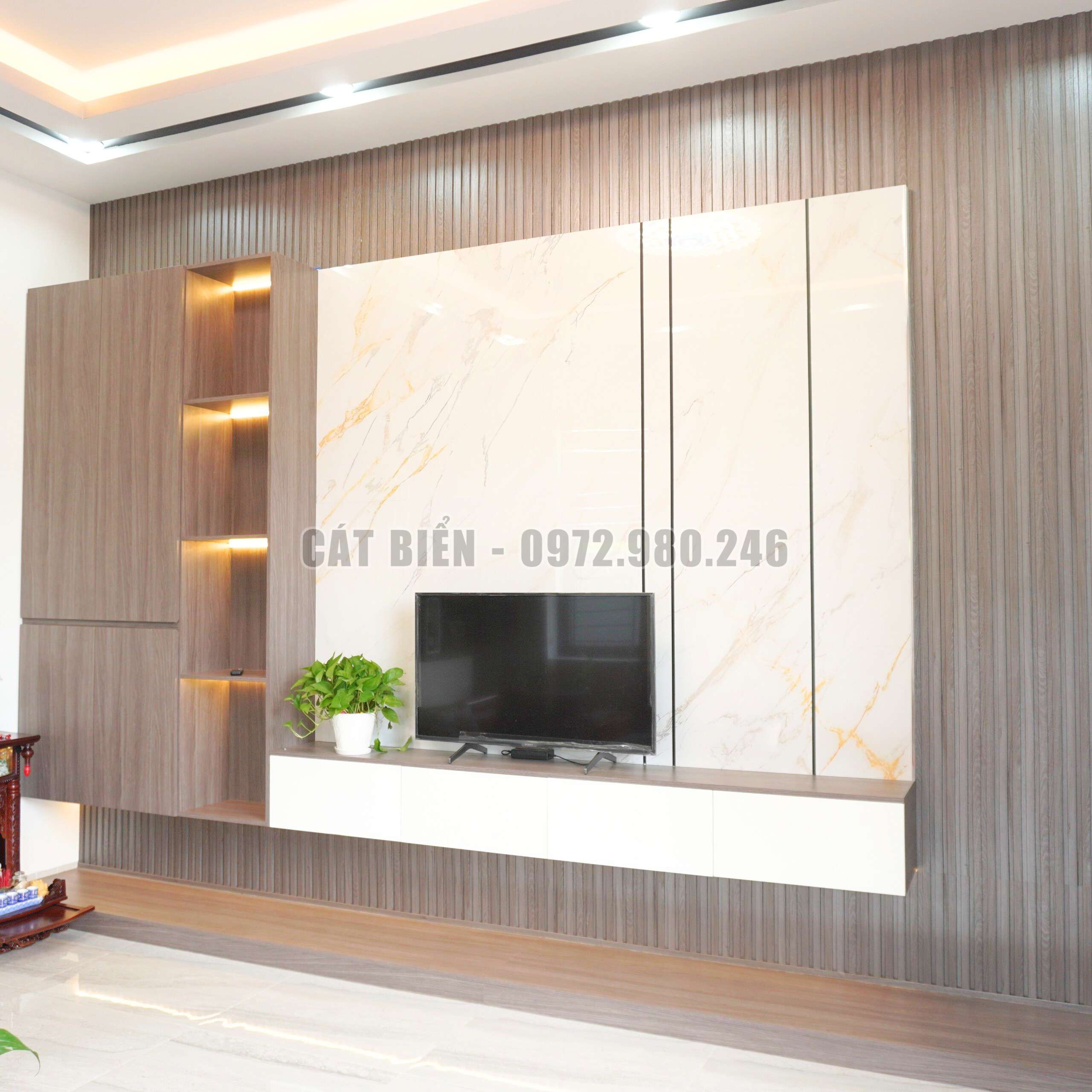 thi công nội thất phòng khách rạch giá