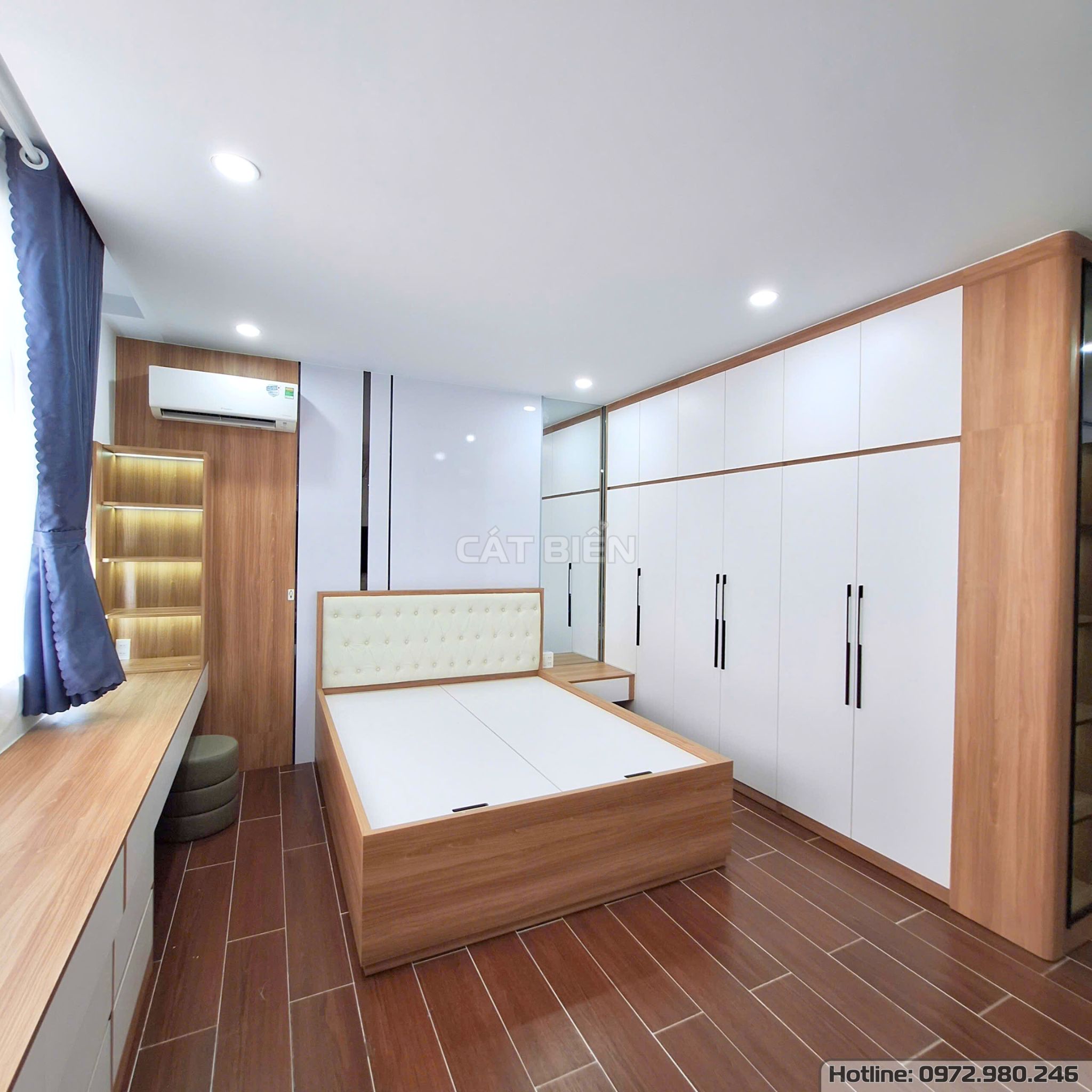 xưởng thiết kế sản xuất thi công lắp đặt giường ngủ, tủ đầu giường, tủ quần áo, tủ để giày, bàn làm việc, kệ sách, bàn trang điểm, kệ tivi, vách trang trí pvc vân đá, vách lam sóng, tủ trang trí gỗ công nghiệp rạch giá