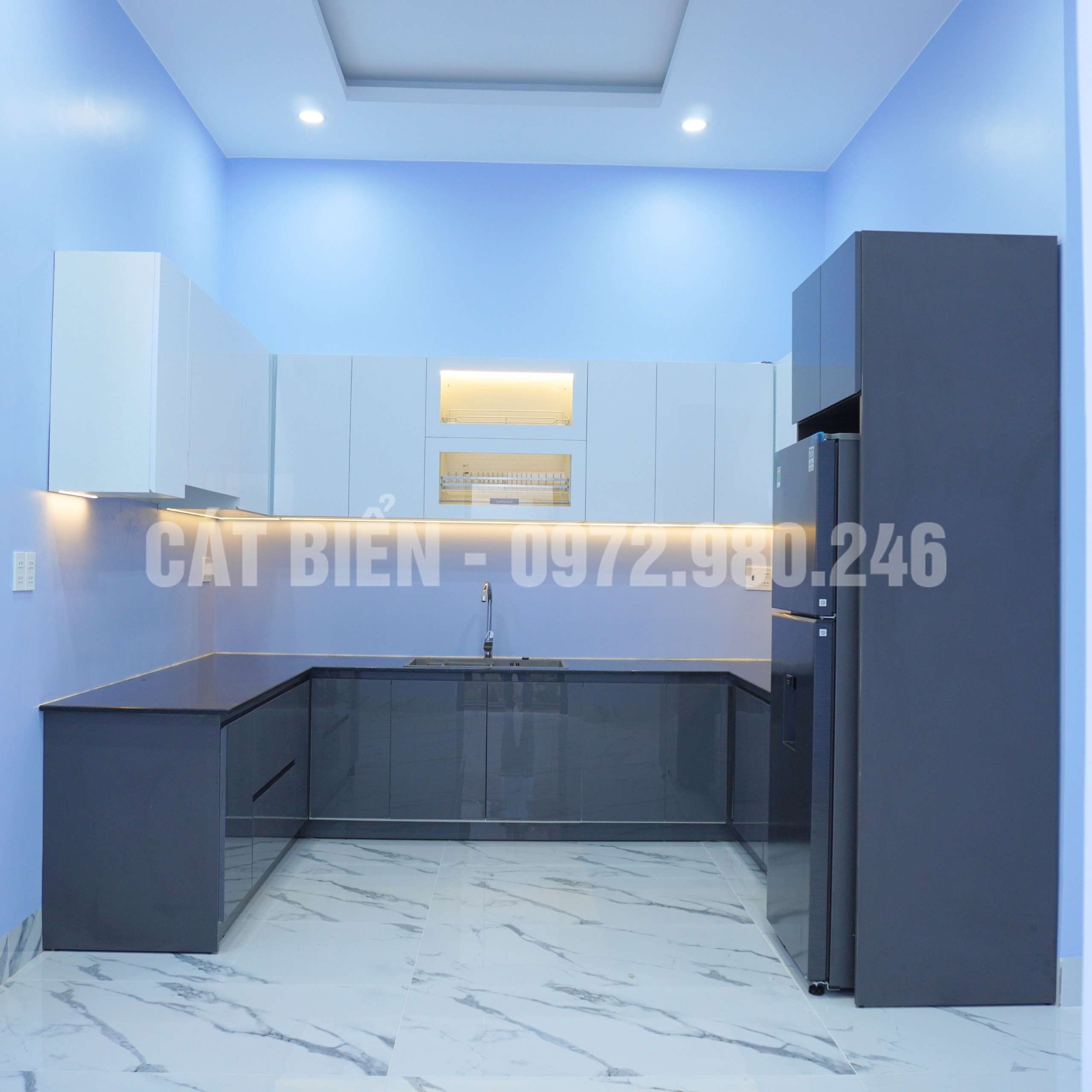 thi công phòng bếp rạch giá