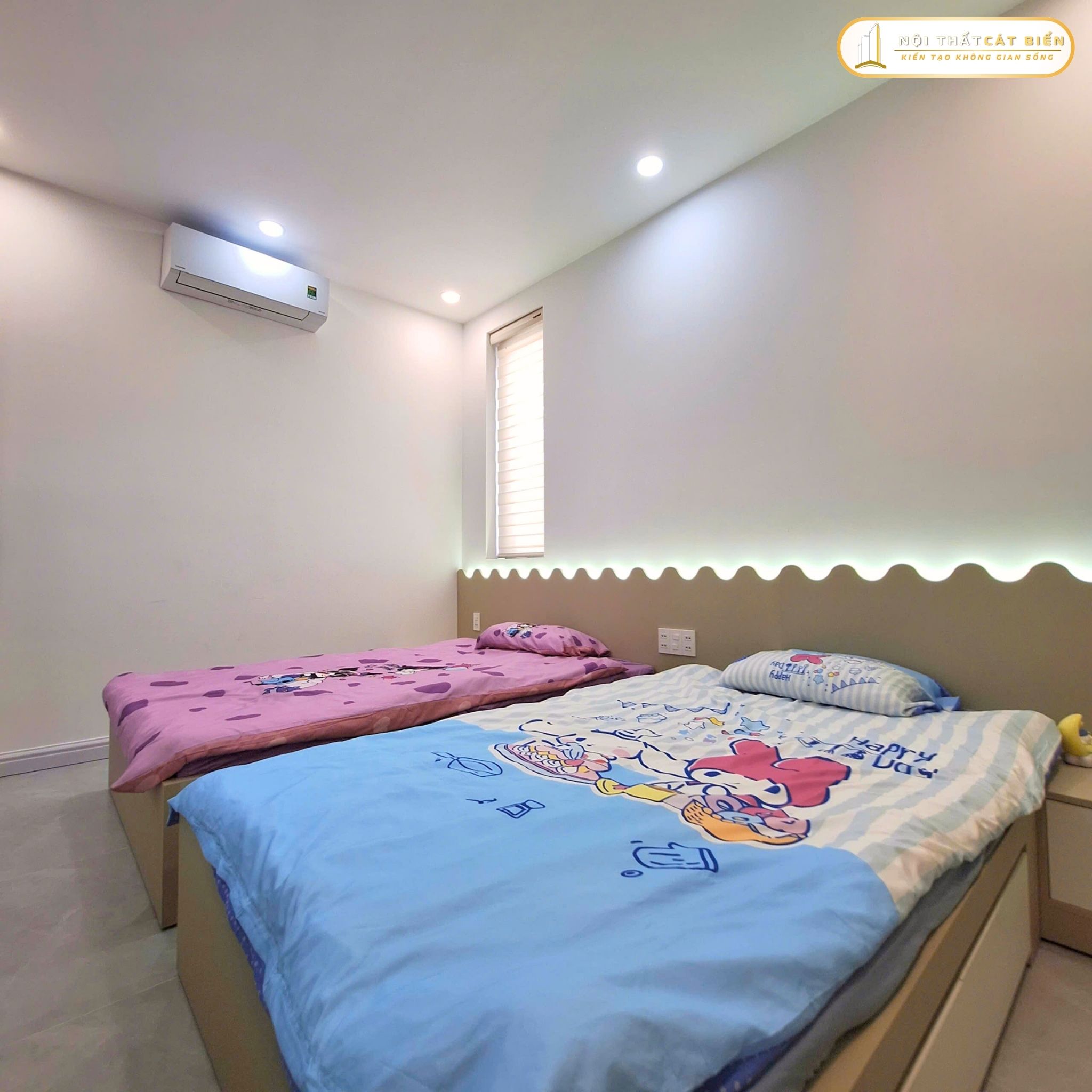 xưởng thiết kế sản xuất thi công lắp đặt giường ngủ, tủ quần áo, tủ đầu giường, kệ tivi, bàn học làm việc phú cường rạch giá