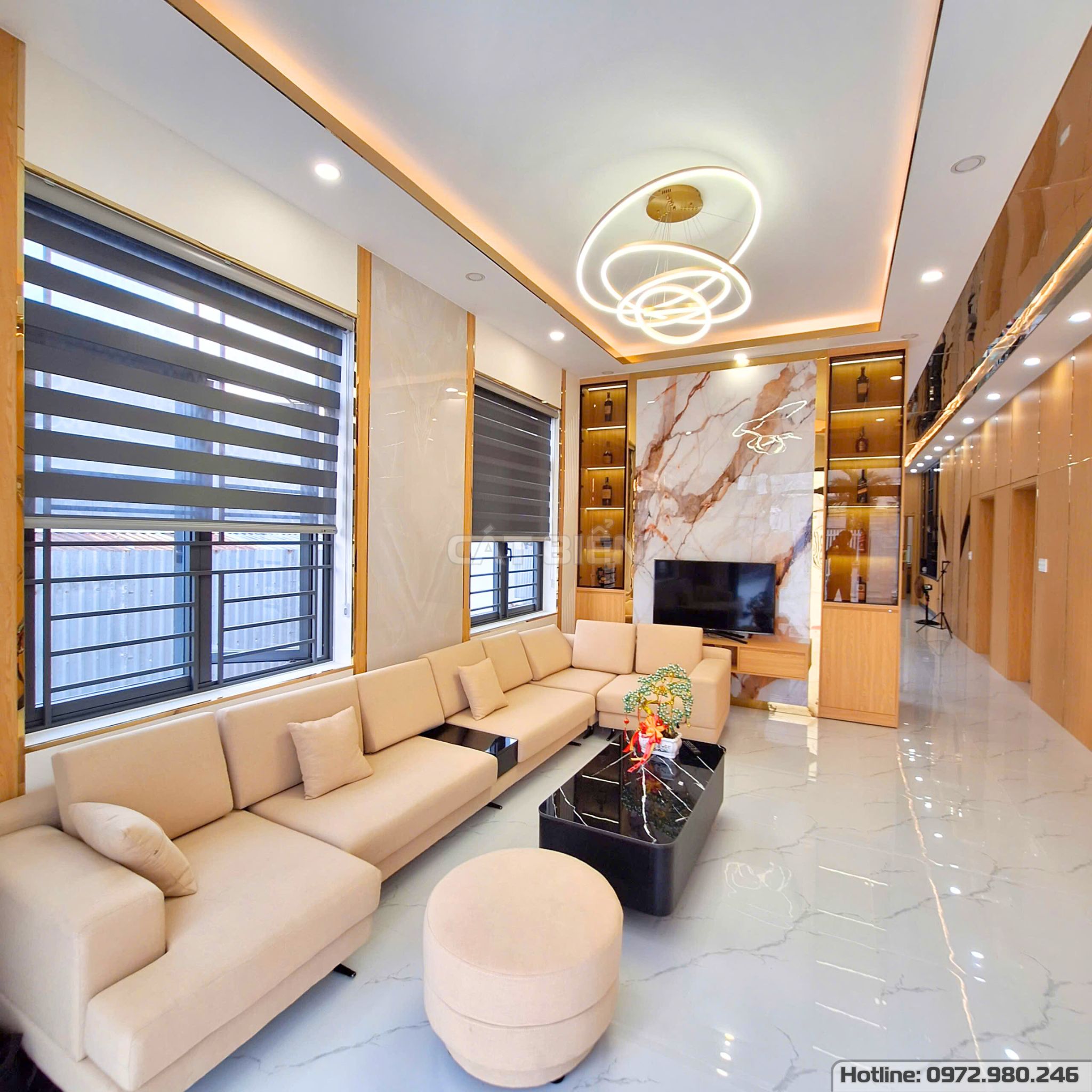 xưởng thiết kế sản xuất thi công lắp đặt kệ tivi, vách trang trí, tủ kệ trang trí, tranh tráng gương pvc vân đá, vách lam sóng gỗ công nghiệp rạch giá