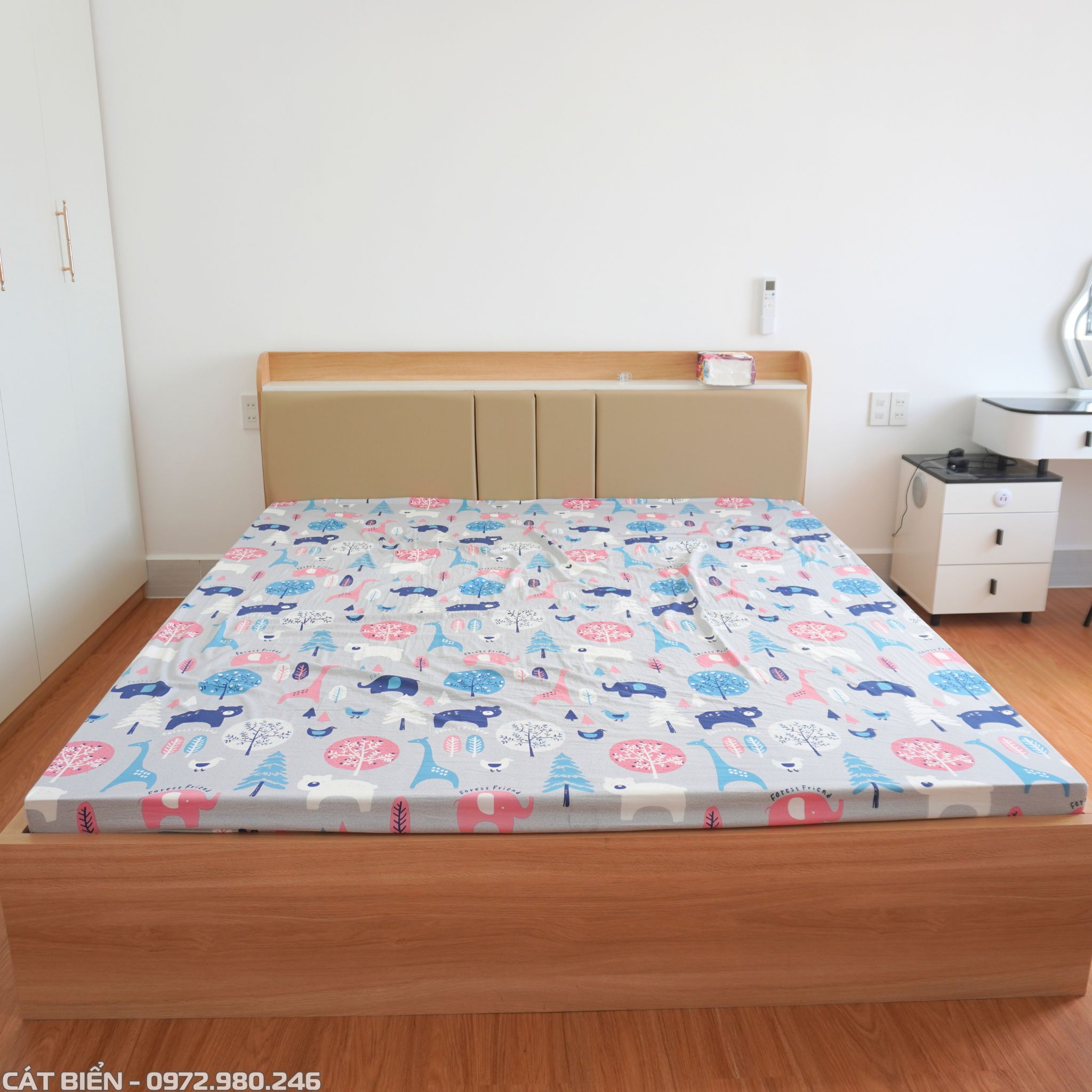 xưởng sản xuất thiết kế thi công lắp đặt giường ngủ, tủ quần áo khu tây bắc rạch giá kiên giang