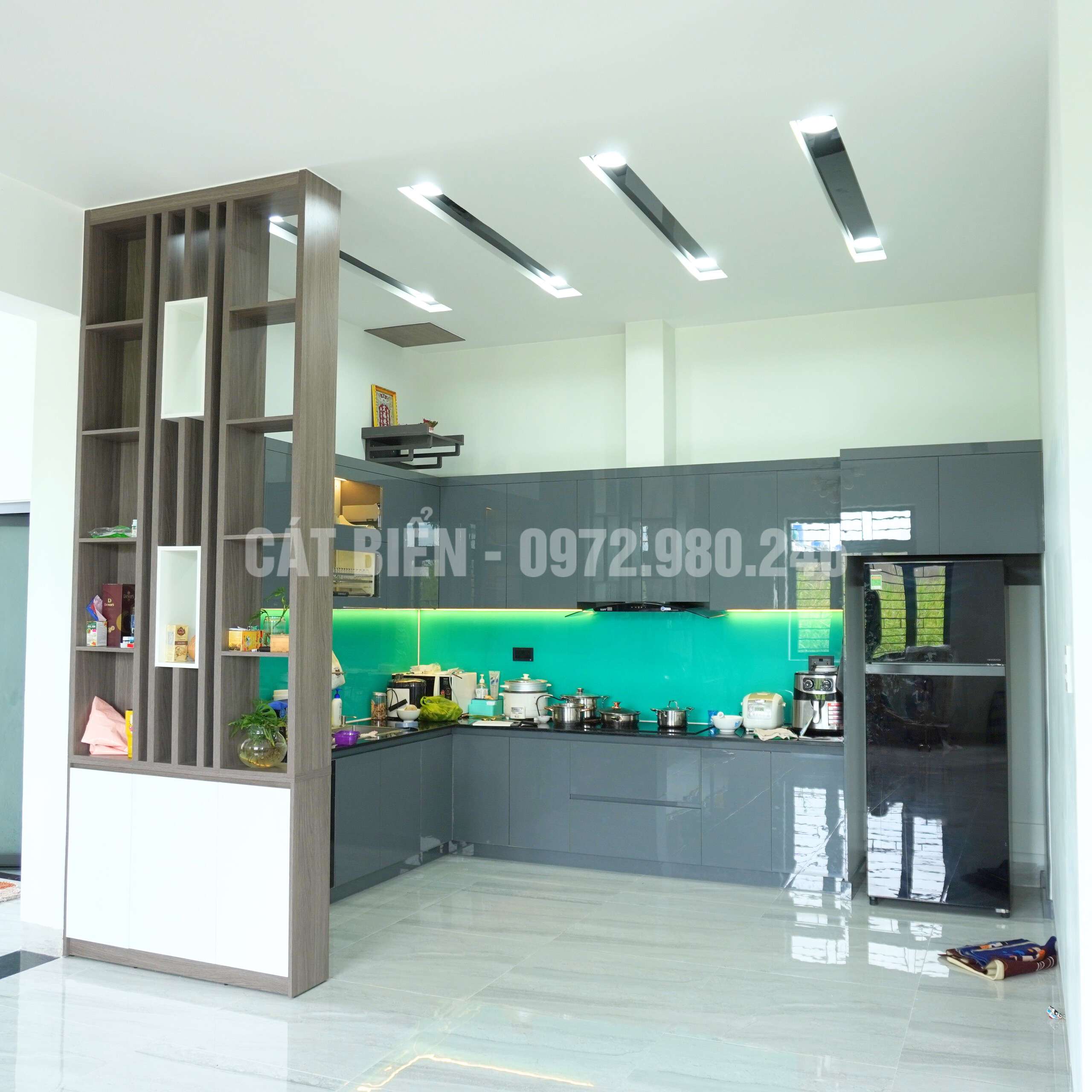 thi công phòng bếp rạch giá